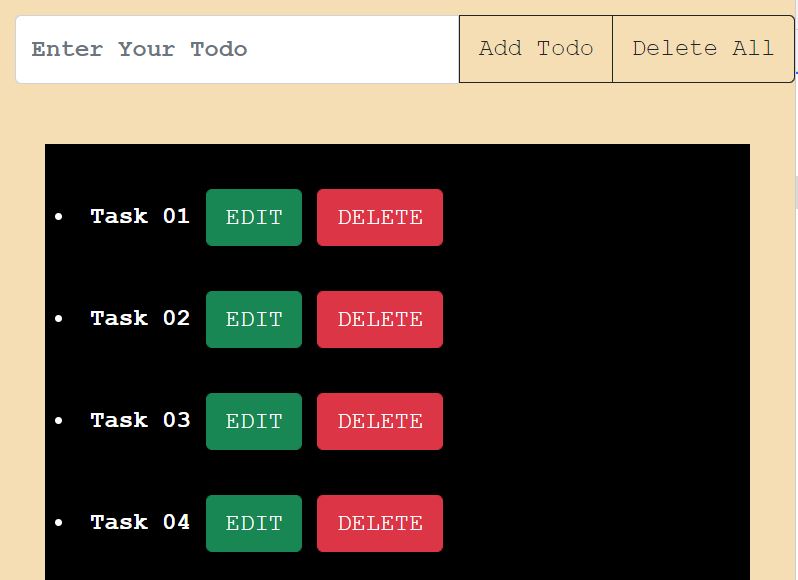 Todo Web With Database